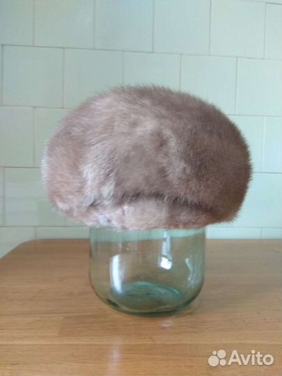 Норковая женская зимняя шапка