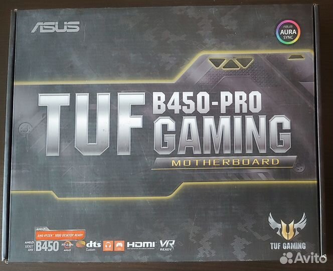 Комплект: AMD ryzen 5800x + Asus TUF B450-PRO gami
