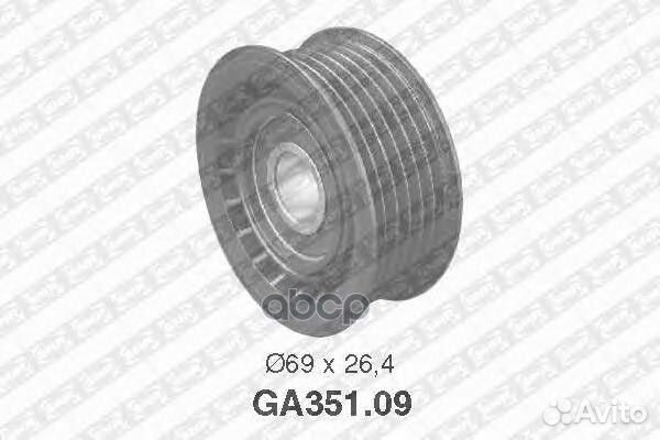 Ролик обводной приводного ремня GA35109 NTN-SNR