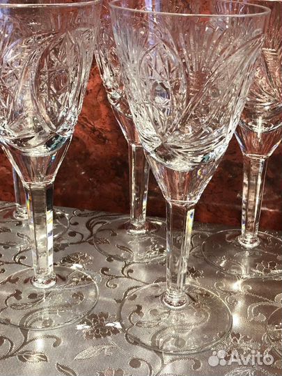 Фужеры хрустальные