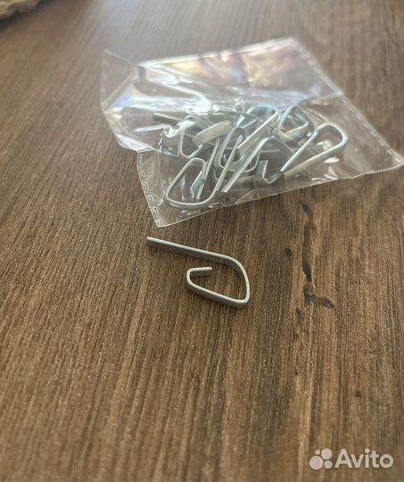 Крючок-улитка для тюли и гардин Новые Франция