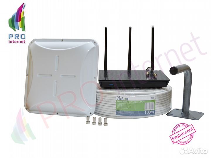 Мощный 3G/4G Комплект. Быстрый Интернет за Городом