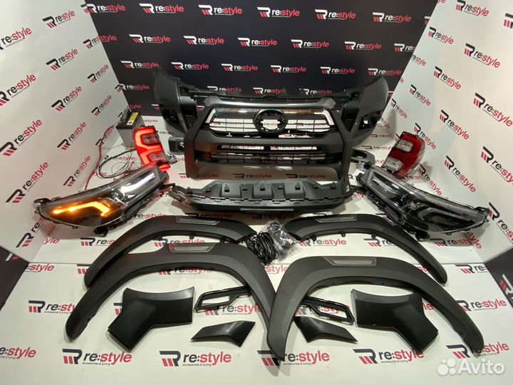 Рестайлинг Toyota Hilux Pick Up из 2016 в 2020