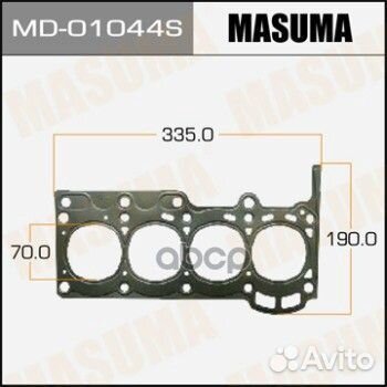 Прокладка гбц toyota yaris/vitz 99-05 1.0 1SZ-F