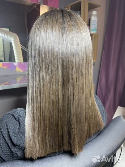 Кератиновое выпрямление (кератин/ботокс)