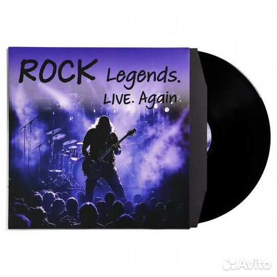 Rock legends. live. again (various artists, limite