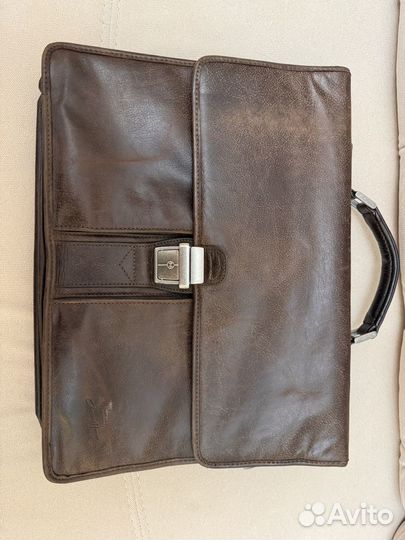 Мужской кожаный портфель