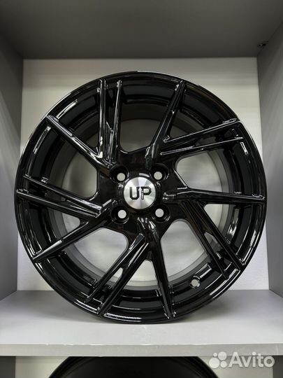 R15 Wheels UP Up115 6.5/5x100x57.1/38 New Black (к