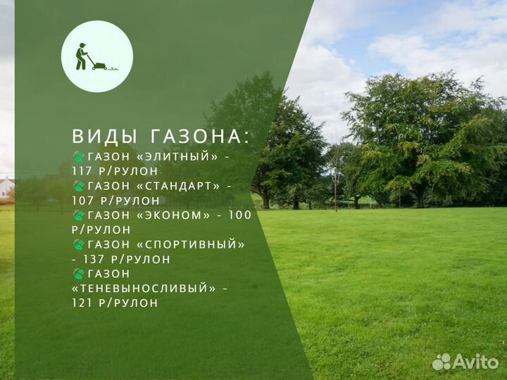 Укладка и продажа рулонного газона