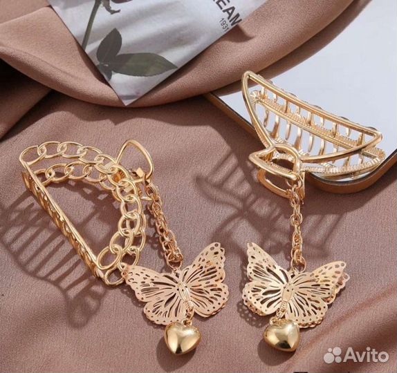 Заколка для волос краб