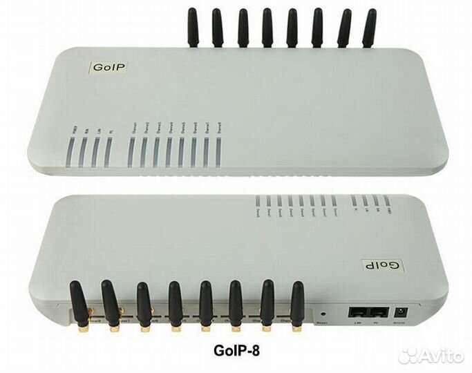 GoIP8 GSM-VoIP шлюз на 8 симок (новый + гарантия)