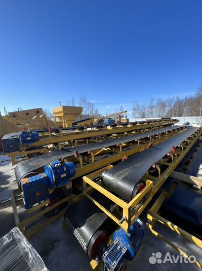 Ленточный конвейер кл-800-15 м, транспортер