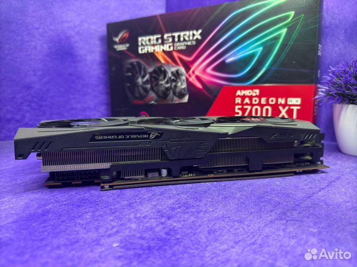 Видеокарта RX 5700 XT asus ROG strix