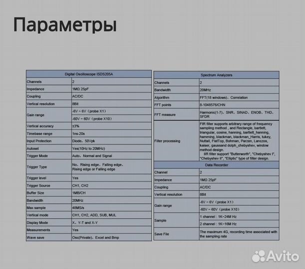 Usb осциллограф 3в 1