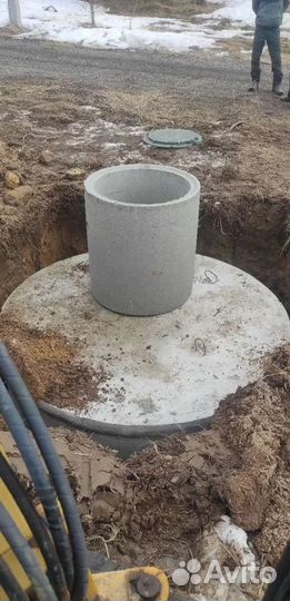Септик из бетонных колец / Септик под ключ