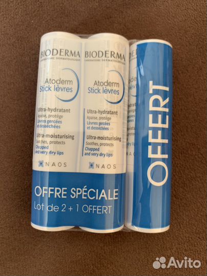 Бальзам для губ bioderma stick помада стик
