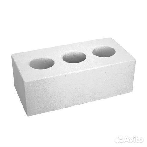 Кирпич силикатный полуторный пустотелый