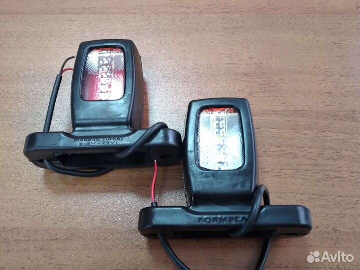 Фонари К-кт из 2 шт габаритные (рожки) на Прицеп