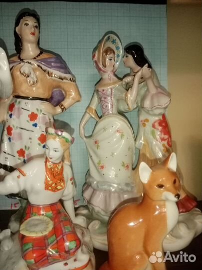 Фарфоровые статуэтки. СССР