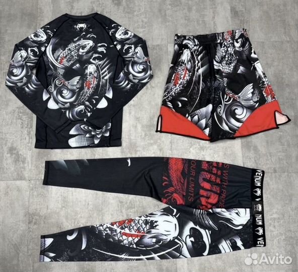 Рашгард Venum 3 в 1 тренировочный костюм