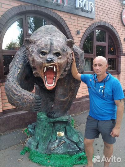 Скульптура Медведь 