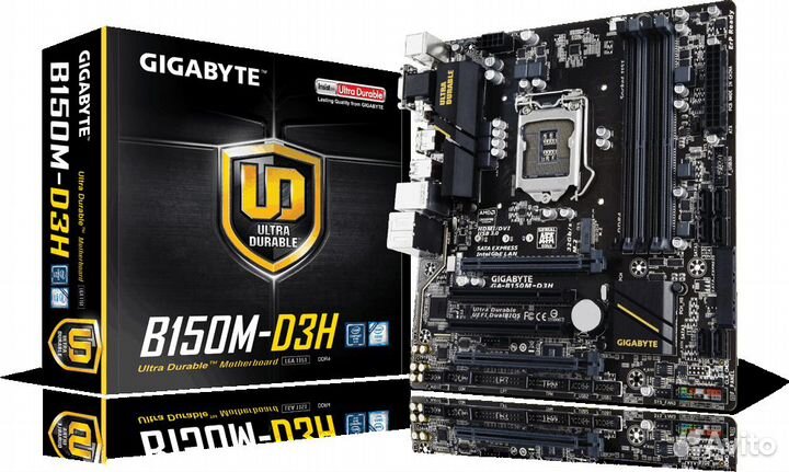 Связка s1151 ga-b150m-d3h ddr4 + intel i7+башня