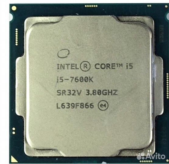 Материнская плата с процессором intel i5 7600к