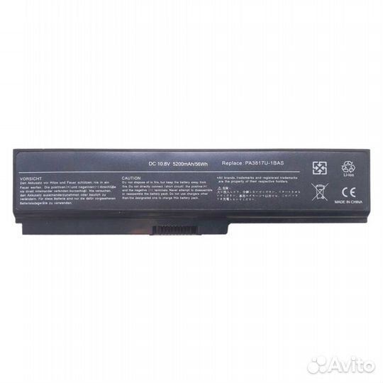 Аккумулятор ноут. Toshiba PA3817U. Отп. в регионы