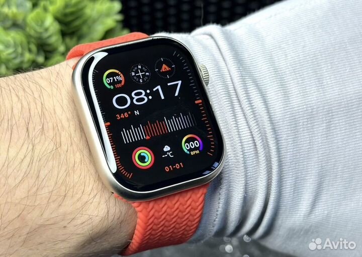 Apple watch Series 9 45mm starlight + 2 Ремня