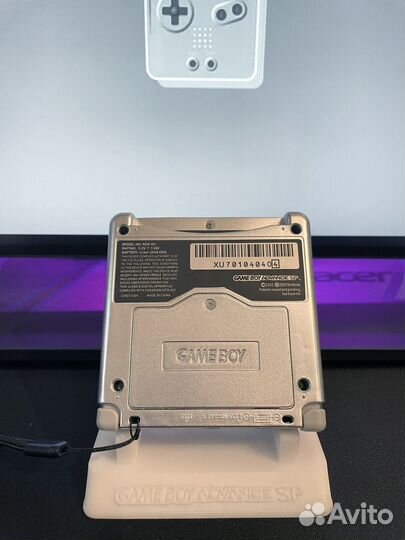 Nintendo Game Boy Advance SP AGS 101 Silver