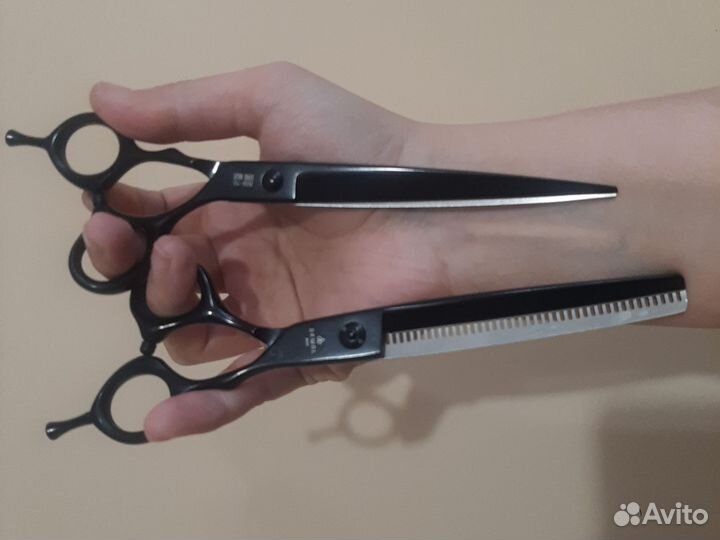 Набор ножниц dewal barber style neon