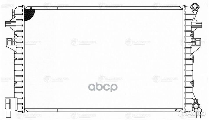 Радиатор охлаждения двигателя skoda octavia A7 13