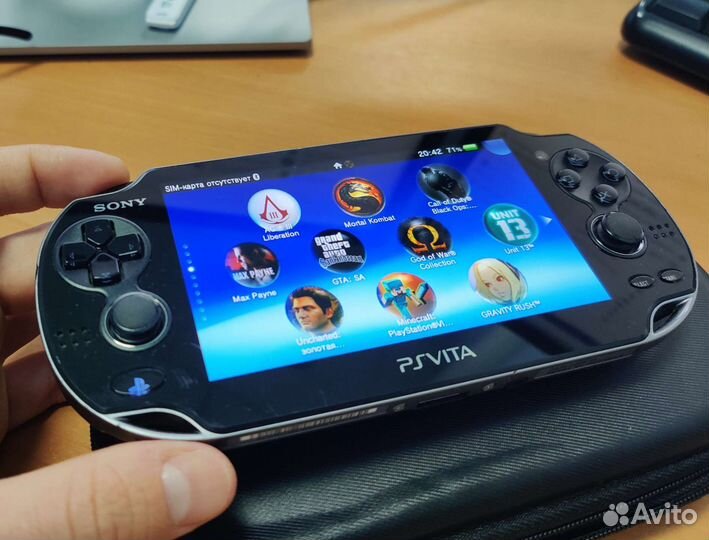 Прошитая PS Vita 128gb + 70 Игр