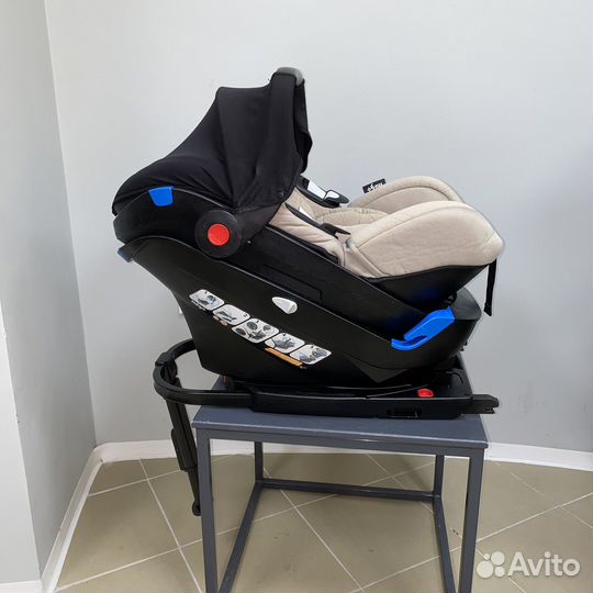 Автолюлька с базой isofix 360