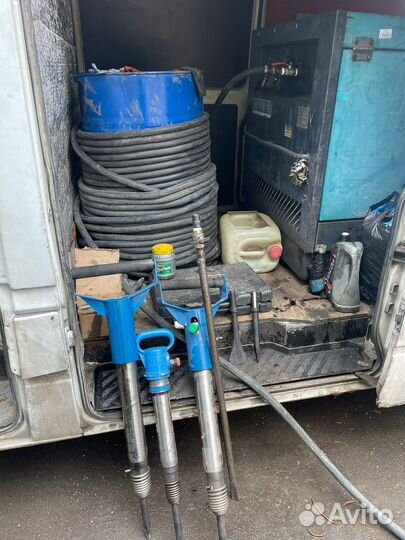 Аренда компрессора с отбойниками и бетоноломами