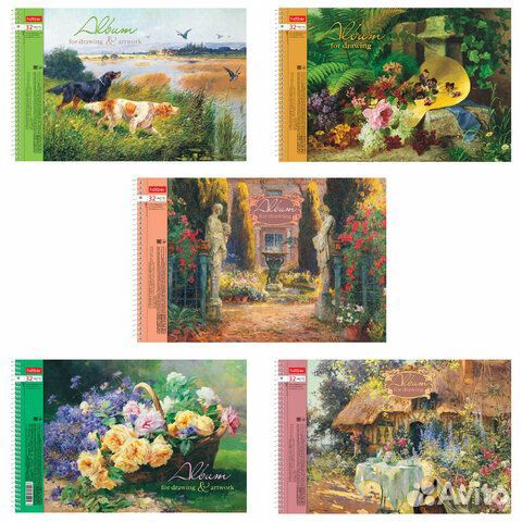 Альбом рисования, А4, 32 л., спираль, обложка карт