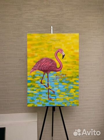 Розовый фламинго