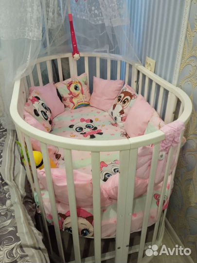 Детская кроватка трансформер