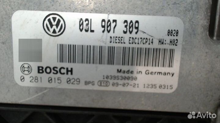 Блок управления двигателем Volkswagen Passat 6, 20