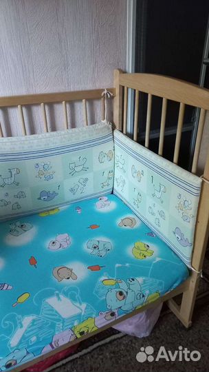 Бортики для детской кроватки