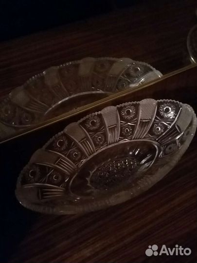 Хрустальная ваза для фруктов 