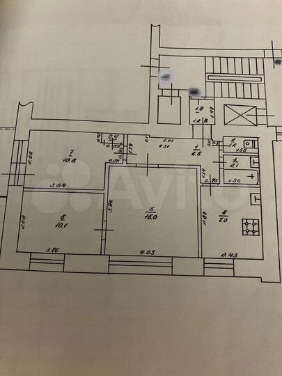 2-к. квартира, 54,1 м², 2/9 эт.