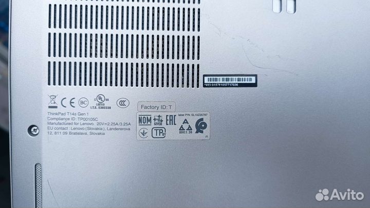 Ноутбук Lenovo thinkpad t14s i7 16/500