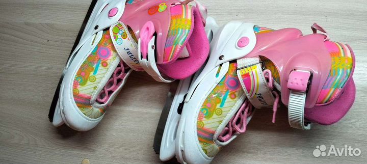 Коньки детские раздвижные