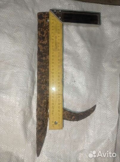 Пешня и Багор плоский, старина, орудие труда