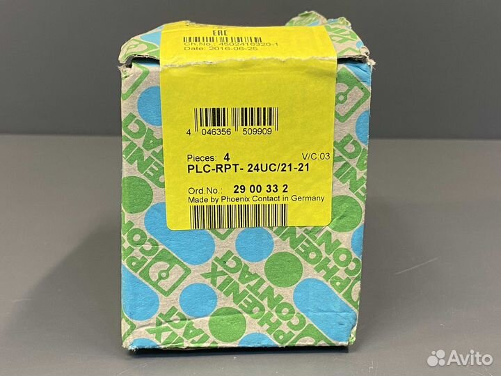 Phoenix contact 2900332 PLC-RPT новый, 4 шт