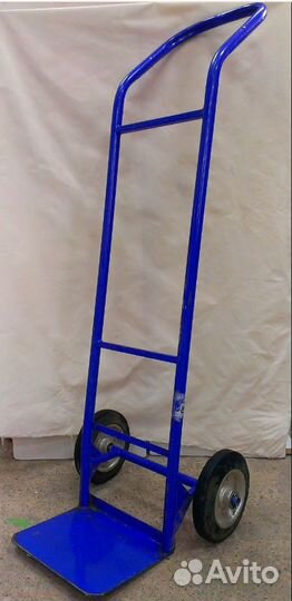 Металлическая двухколесная тележка для грузов кг-1
