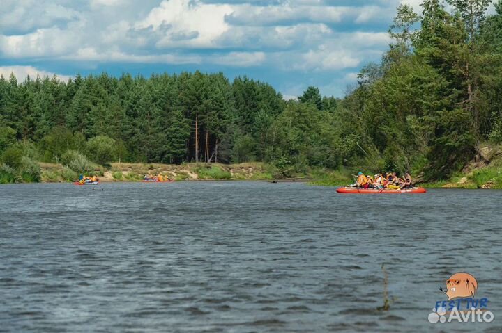 Мега Сплав по реке Илеть. Каты, сапы, байдарки
