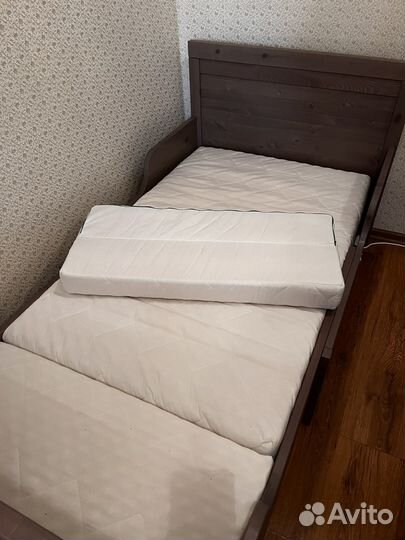 Детская кровать IKEA раздвижная сундвик