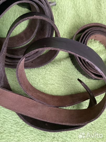 Ремень из натурально кожи 185 см